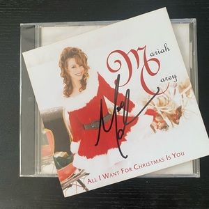Autographed Mariah Carey CD Single